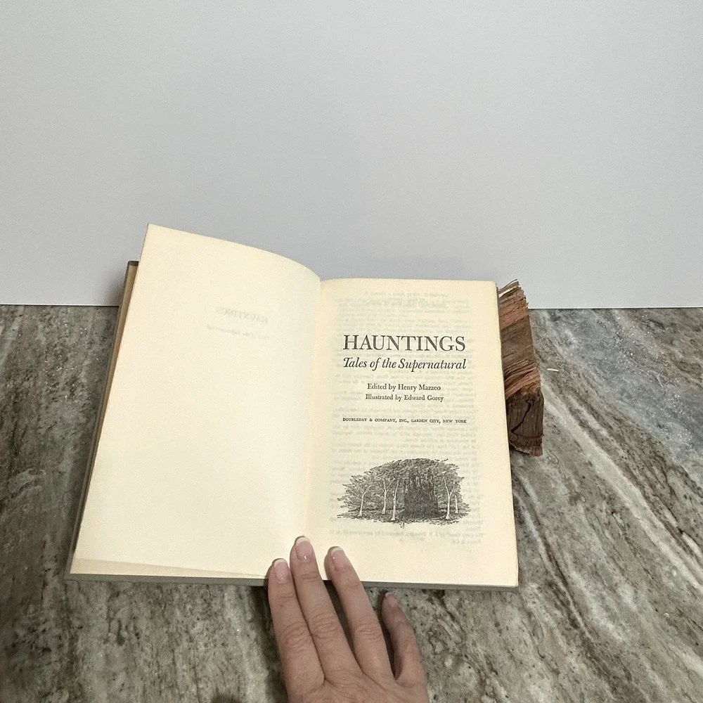 Hauntings Tales of Supernatural Henry Mazzeo Edward Gorey 1968 Vintage Book